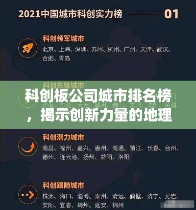 科创板公司城市排名榜，揭示创新力量的地理分布重磅榜单！