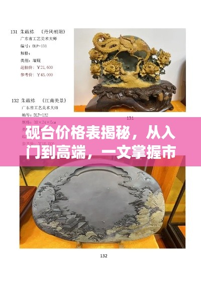 砚台价格表揭秘,从入门到高端,一文掌握市场价!