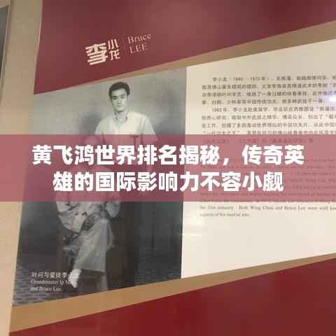 黄飞鸿世界排名揭秘，传奇英雄的国际影响力不容小觑