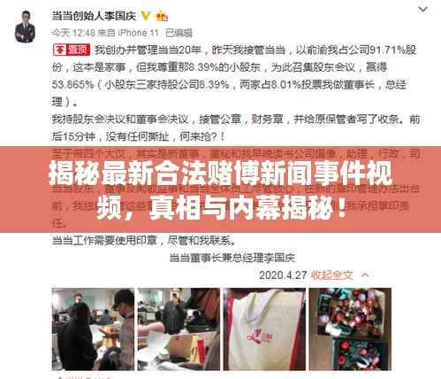 揭秘最新合法赌博新闻事件视频，真相与内幕揭秘！