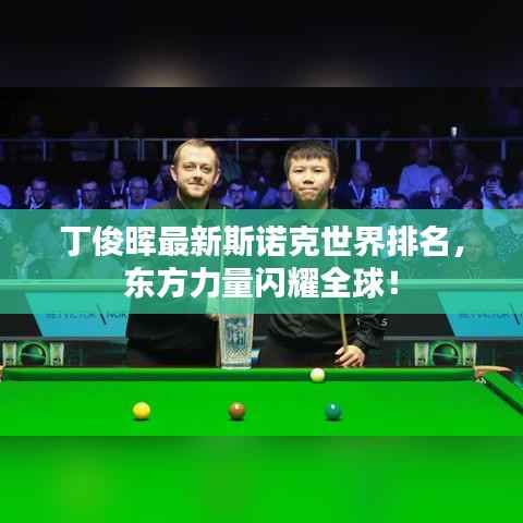 丁俊晖最新斯诺克世界排名，东方力量闪耀全球！